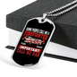 Important Call Me Dad Firefighter Gift Stainless Steel or 18k Gold Dog Tag 24" Chain-Express Your Love Gifts