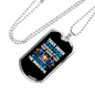 Impossible For The Ungrateful Trucker Dog Tag Stainless Steel or 18k Gold 24" Chain-Express Your Love Gifts