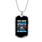 Impossible For The Ungrateful Trucker Dog Tag Stainless Steel or 18k Gold 24" Chain-Express Your Love Gifts