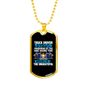 Impossible For The Ungrateful Trucker Dog Tag Stainless Steel or 18k Gold 24" Chain-Express Your Love Gifts