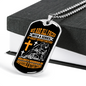 Impossible Situations Christian Necklace Stainless Steel or 18k Gold Dog Tag 24" Chain-Express Your Love Gifts