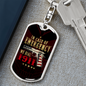 In Case Of Emergency Swivel Keychain Dog Tag Stainless Steel or 18k Gold-Express Your Love Gifts