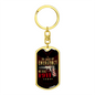 In Case Of Emergency Swivel Keychain Dog Tag Stainless Steel or 18k Gold-Express Your Love Gifts