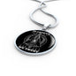 In Cryto We Trust Necklace Stainless Steel or 18k Gold Circle Pendant 18-22"-Express Your Love Gifts