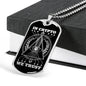 In Cryto We Trust Necklace Stainless Steel or 18k Gold Dog Tag 24"-Express Your Love Gifts