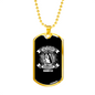 In The Harvest Christian Necklace Stainless Steel or 18k Gold Dog Tag 24" Chain-Express Your Love Gifts