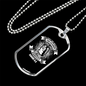 In The Harvest Christian Necklace Stainless Steel or 18k Gold Dog Tag 24" Chain-Express Your Love Gifts