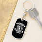 In The Harvest Isaiah 9:3 Keychain Stainless Steel or 18k Gold Dog Tag Keyring-Express Your Love Gifts