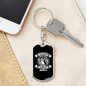 In The Harvest Isaiah 9:3 Keychain Stainless Steel or 18k Gold Dog Tag Keyring-Express Your Love Gifts
