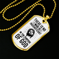 In The Purpose Of God Christian Necklace Stainless Steel or 18k Gold Dog Tag 24" Chain-Express Your Love Gifts