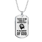 In The Purpose Of God Christian Necklace Stainless Steel or 18k Gold Dog Tag 24" Chain-Express Your Love Gifts