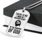 In The Purpose Of God Christian Necklace Stainless Steel or 18k Gold Dog Tag 24" Chain-Express Your Love Gifts