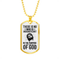 In The Purpose Of God Christian Necklace Stainless Steel or 18k Gold Dog Tag 24" Chain-Express Your Love Gifts
