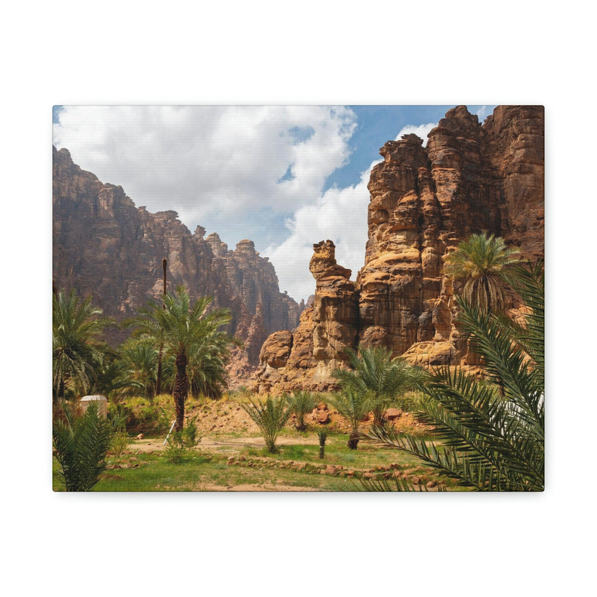 Incredible Valley View Scene Beautiful Breathtaking and Astonishing Beauty Nature Scene Big Rocks and Trees Wall Art Ready to Hang Unframed-Express Your Love Gifts