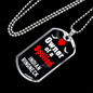 Indian Ringneck Bird Necklace Stainless Steel or 18k Gold Dog Tag 24" Chain-Express Your Love Gifts