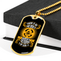 Insignificant In The Purpose Christian Necklace Stainless Steel or 18k Gold Dog Tag 24" Chain-Express Your Love Gifts