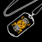 Insignificant In The Purpose Christian Necklace Stainless Steel or 18k Gold Dog Tag 24" Chain-Express Your Love Gifts