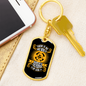 Insignificant In The Purpose Keychain Stainless Steel or 18k Gold Dog Tag Keyring-Express Your Love Gifts