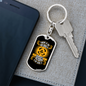 Insignificant In The Purpose Keychain Stainless Steel or 18k Gold Dog Tag Keyring-Express Your Love Gifts