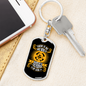 Insignificant In The Purpose Keychain Stainless Steel or 18k Gold Dog Tag Keyring-Express Your Love Gifts