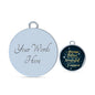 Inspirational Bracelet Always Believe Circle Bangle Stainless Steel or 18k Gold 18-22"-Express Your Love Gifts