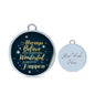 Inspirational Bracelet Always Believe Circle Bangle Stainless Steel or 18k Gold 18-22"-Express Your Love Gifts