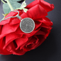 Inspirational Quote Floral Zentangle Circle Necklace Stainless Steel or 18k Gold 18-22"-Express Your Love Gifts