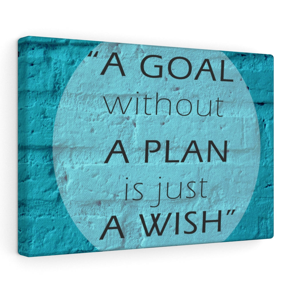 Scripture Walls Inspirational Wall Art A Goal Without A Plan Motivational Print Ready to Hang Artwork Unframed-Express Your Love Gifts