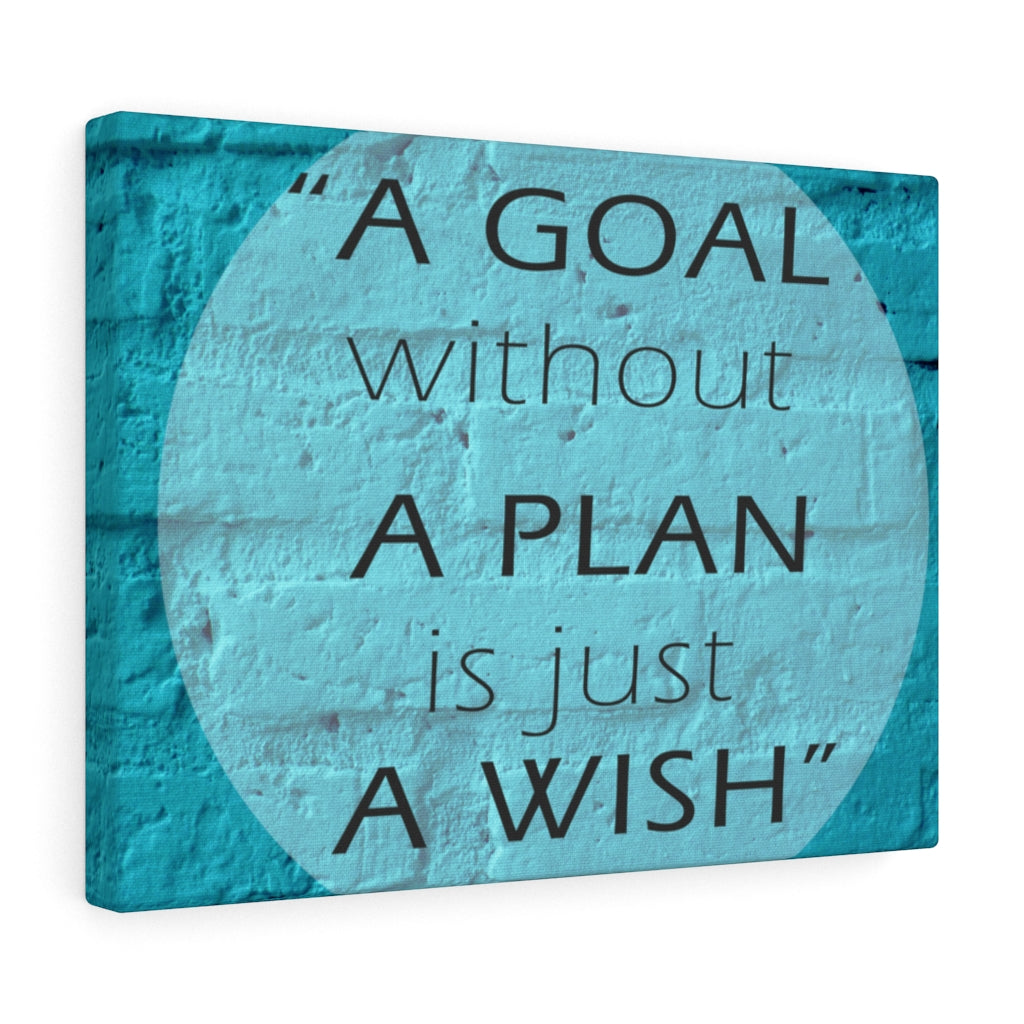 Scripture Walls Inspirational Wall Art A Goal Without A Plan Motivational Print Ready to Hang Artwork Unframed-Express Your Love Gifts