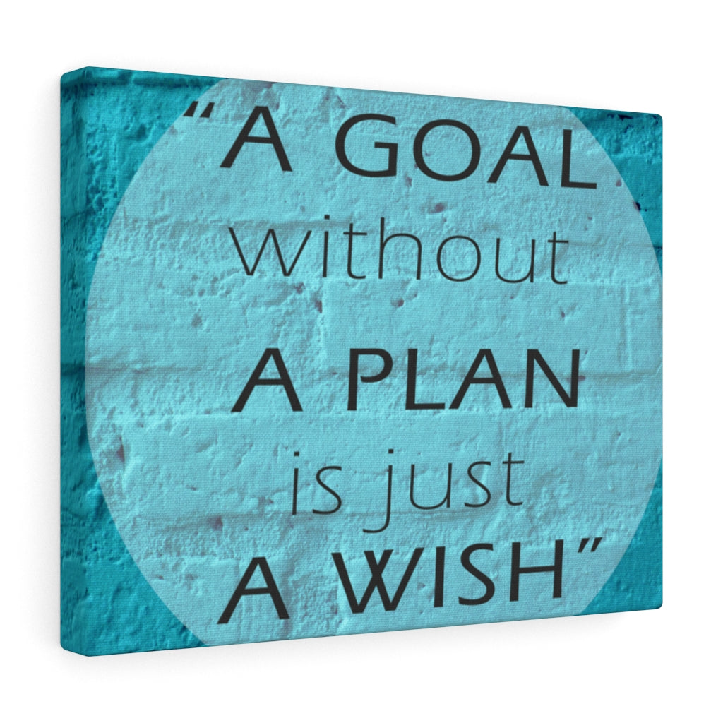 Scripture Walls Inspirational Wall Art A Goal Without A Plan Motivational Print Ready to Hang Artwork Unframed-Express Your Love Gifts