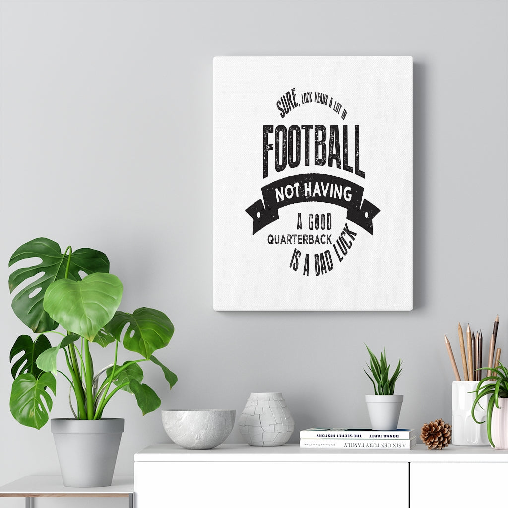 Scripture Walls Inspirational Wall Art A Good Quarterback Wall Art Motivation Wall Decor for Home Office Gym Inspiring Success Quote Print Ready to Hang Unframed-Express Your Love Gifts