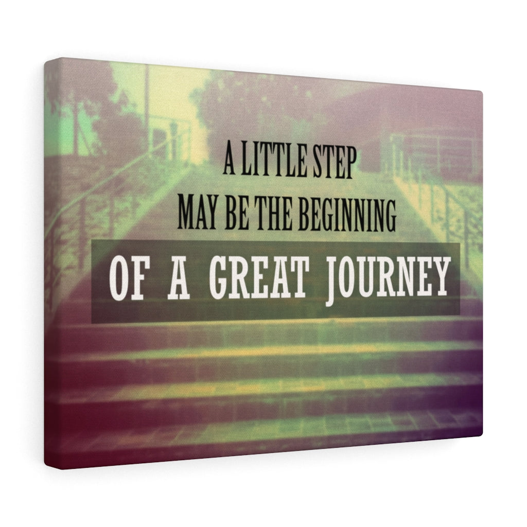 Scripture Walls Inspirational Wall Art A Great Journey Wall Art Motivational Motto Inspiring Prints Artwork Decor Ready to Hang Unframed-Express Your Love Gifts