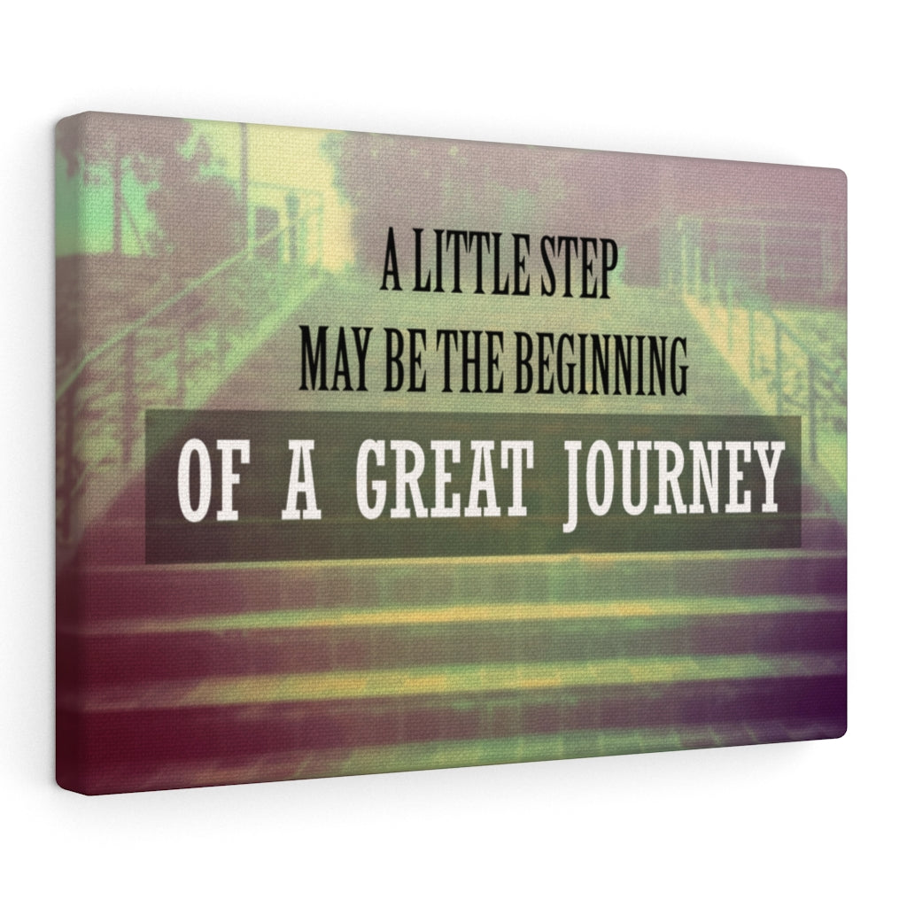 Scripture Walls Inspirational Wall Art A Great Journey Wall Art Motivational Motto Inspiring Prints Artwork Decor Ready to Hang Unframed-Express Your Love Gifts