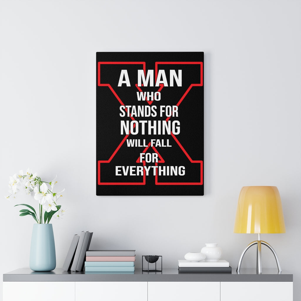 Scripture Walls Inspirational Wall Art A Man Who Stands Wall Art Motivational Motto Inspiring Prints Artwork Decor Ready to Hang Unframed-Express Your Love Gifts