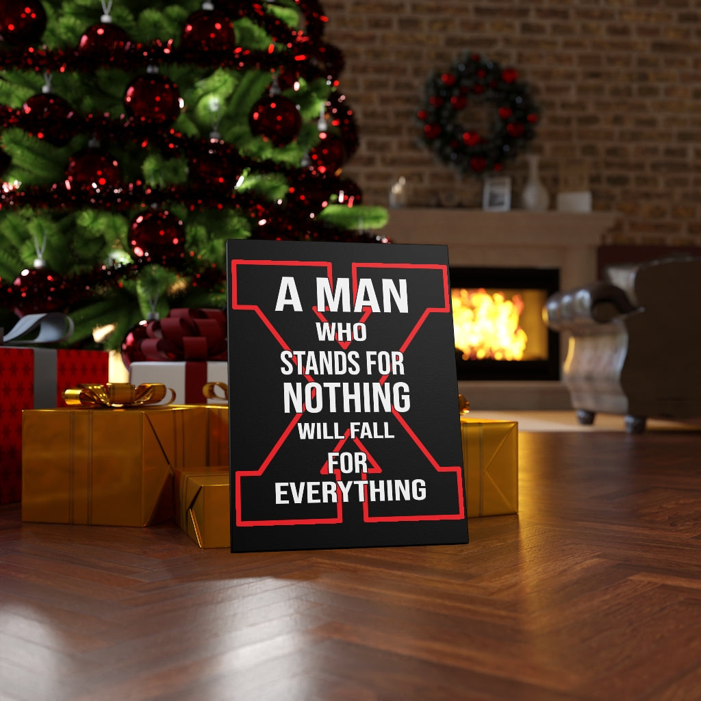 Scripture Walls Inspirational Wall Art A Man Who Stands Wall Art Motivational Motto Inspiring Prints Artwork Decor Ready to Hang Unframed-Express Your Love Gifts