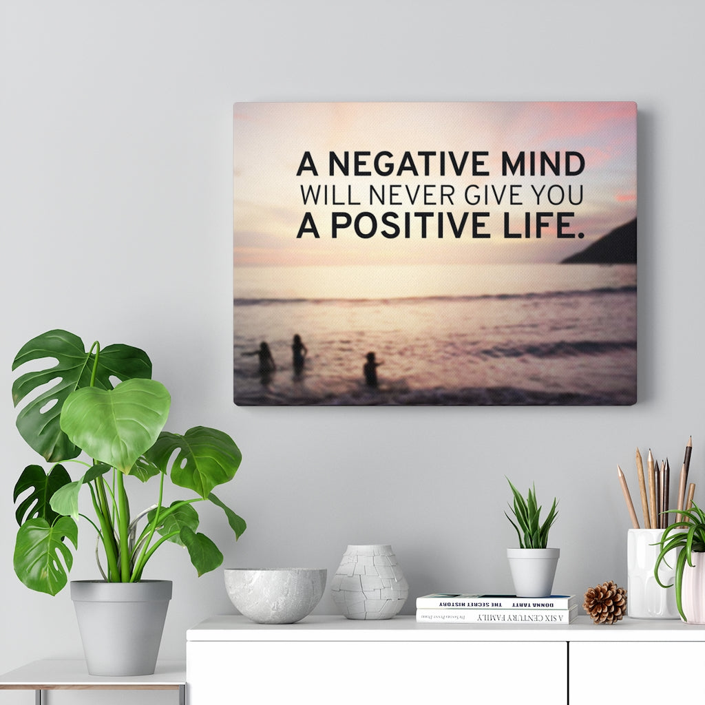 Scripture Walls Inspirational Wall Art A Positive Life Wall Art Motivational Motto Inspiring Prints Artwork Decor Ready to Hang Unframed-Express Your Love Gifts