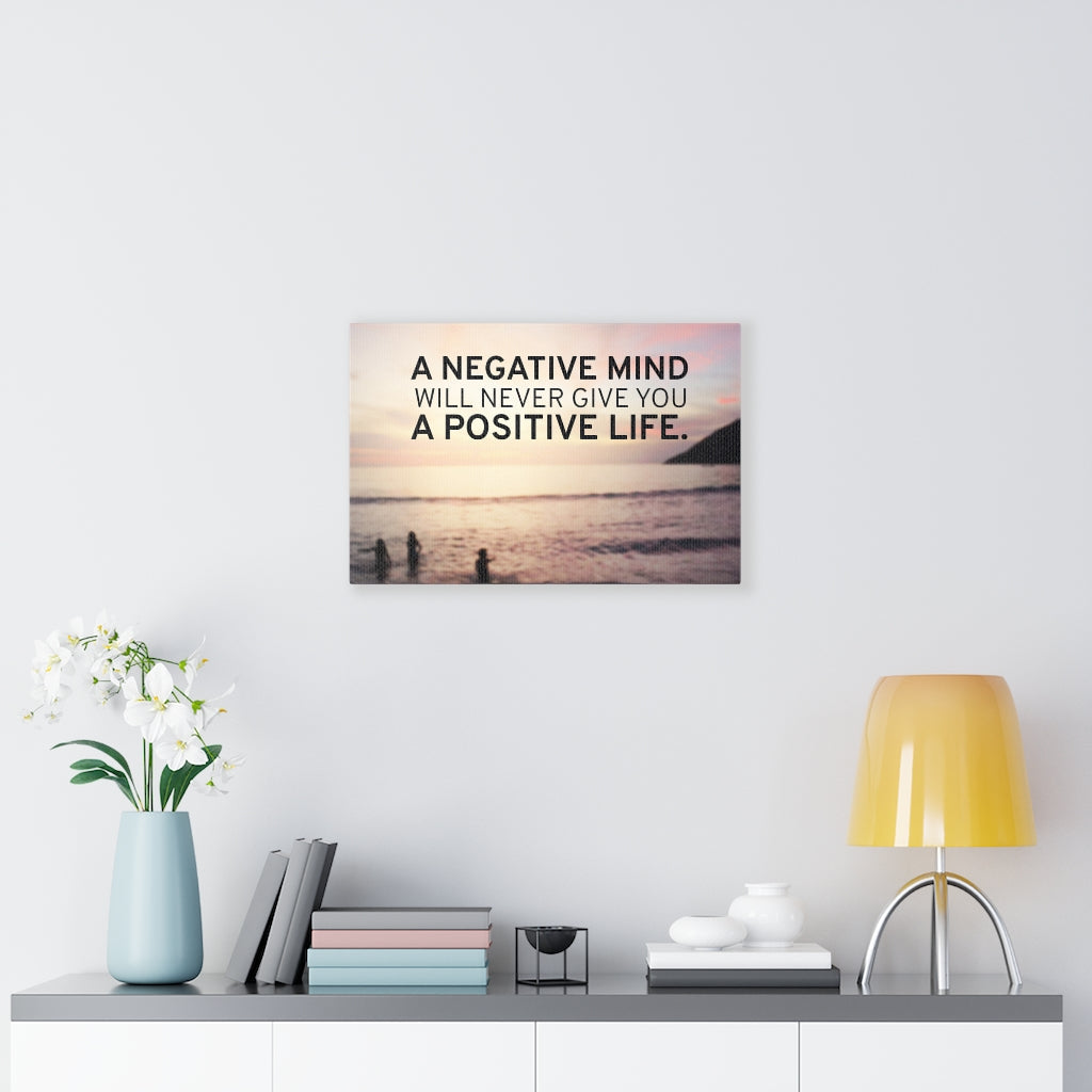 Scripture Walls Inspirational Wall Art A Positive Life Wall Art Motivational Motto Inspiring Prints Artwork Decor Ready to Hang Unframed-Express Your Love Gifts