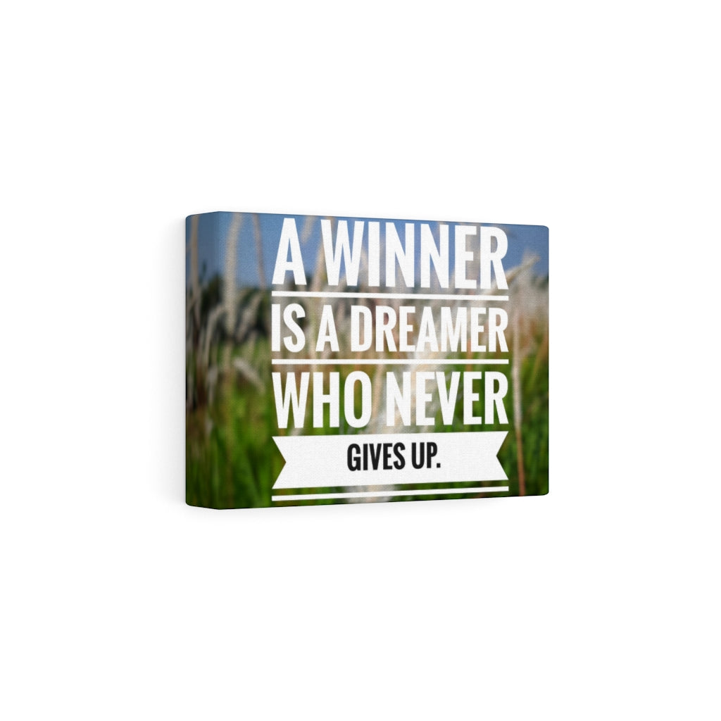 Scripture Walls Inspirational Wall Art A Winner Is a Dreamer Motivational Print Ready to Hang Artwork Unframed-Express Your Love Gifts