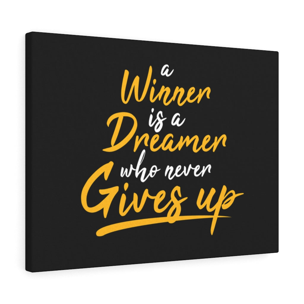 Scripture Walls Inspirational Wall Art A Winner Is a Dreamer Plain Wall Art Motivational Motto Inspiring Prints Artwork Decor Ready to Hang Unframed-Express Your Love Gifts