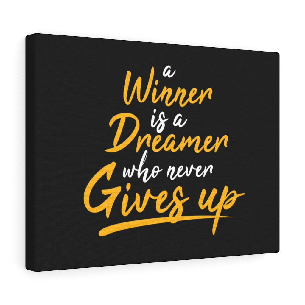 Scripture Walls Inspirational Wall Art A Winner Is a Dreamer Plain Wall Art Motivational Motto Inspiring Prints Artwork Decor Ready to Hang Unframed-Express Your Love Gifts