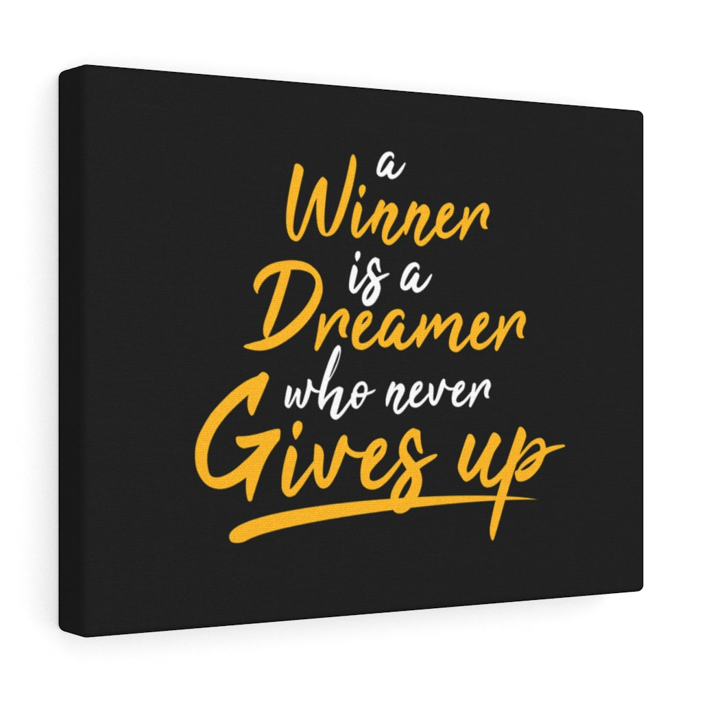 Scripture Walls Inspirational Wall Art A Winner Is a Dreamer Plain Wall Art Motivational Motto Inspiring Prints Artwork Decor Ready to Hang Unframed-Express Your Love Gifts