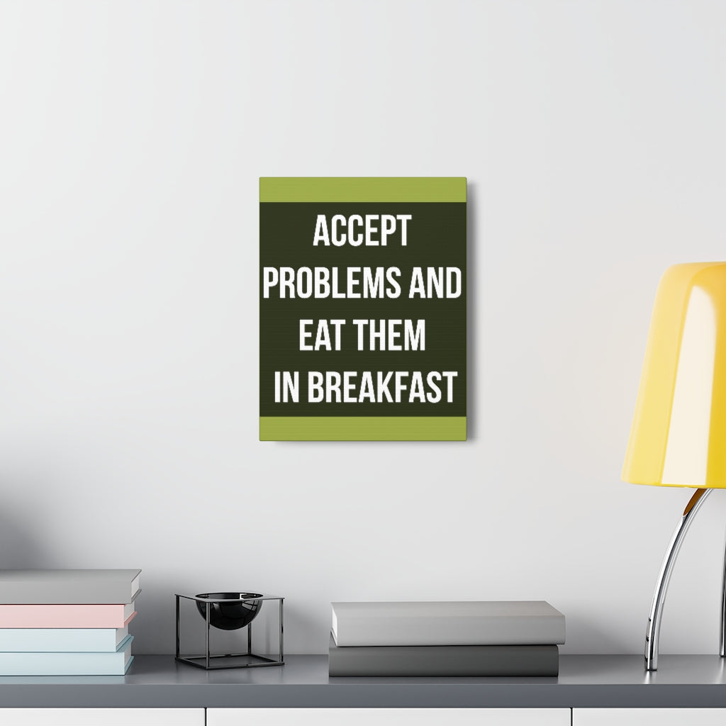 Scripture Walls Inspirational Wall Art Accept Problems Motivation Wall Decor for Home Office Gym Inspiring Success Quote Print Ready to Hang Unframed-Express Your Love Gifts