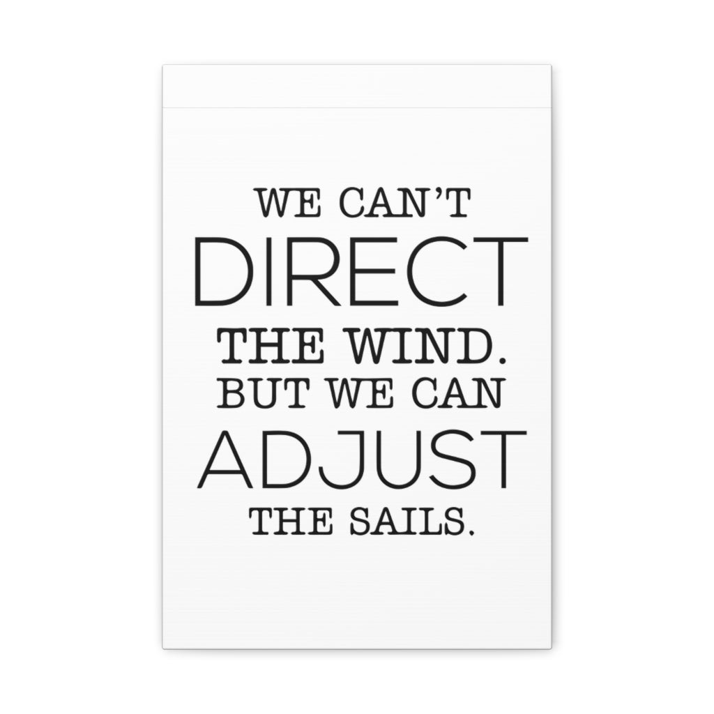 Scripture Walls Inspirational Wall Art Adjust The Sails Motivation Wall Decor for Home Office Gym Inspiring Success Quote Print Ready to Hang Unframed-Express Your Love Gifts