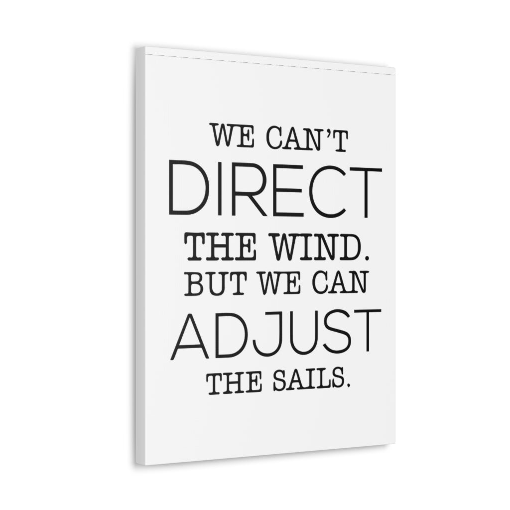 Scripture Walls Inspirational Wall Art Adjust The Sails Motivation Wall Decor for Home Office Gym Inspiring Success Quote Print Ready to Hang Unframed-Express Your Love Gifts