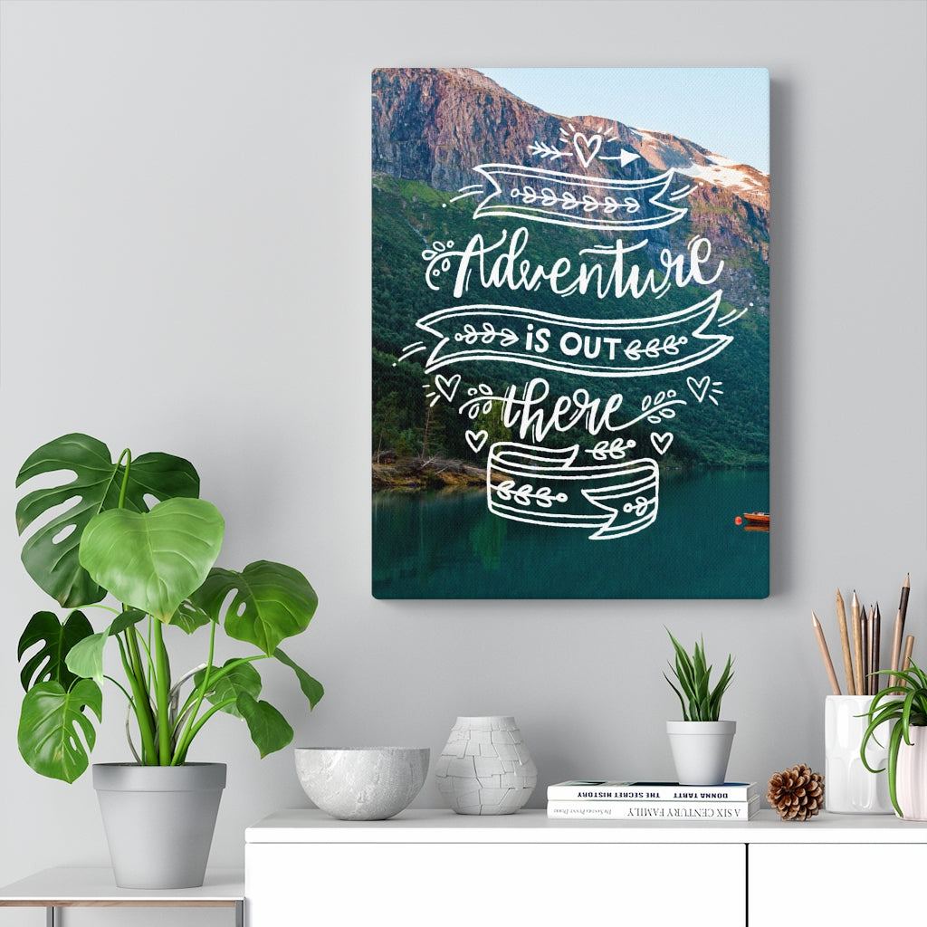 Scripture Walls Inspirational Wall Art Adventure Is Out There Wall Art Motivational Motto Inspiring Prints Artwork Decor Ready to Hang Unframed-Express Your Love Gifts