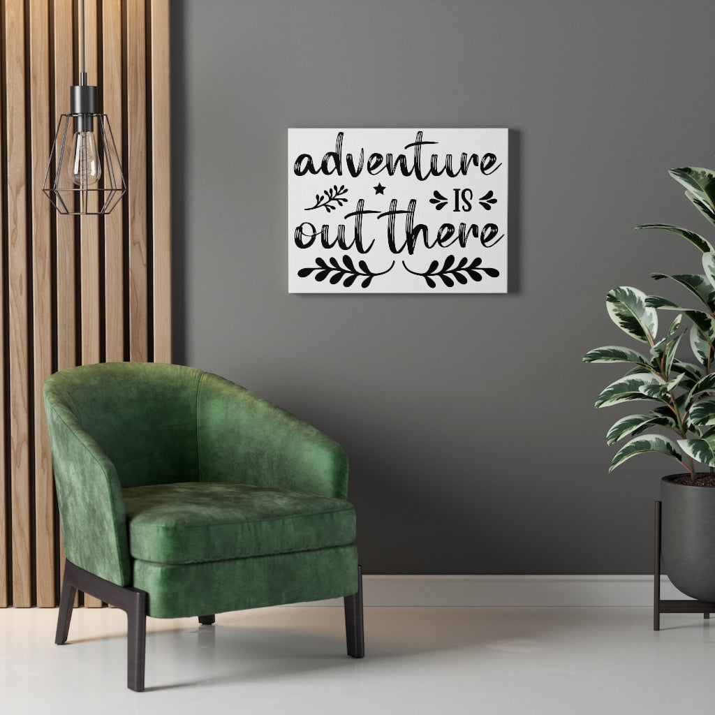 Scripture Walls Inspirational Wall Art Adventure Out There Plain Wall Art Motivation Wall Decor for Home Office Gym Inspiring Success Quote Print Ready to Hang Unframed-Express Your Love Gifts