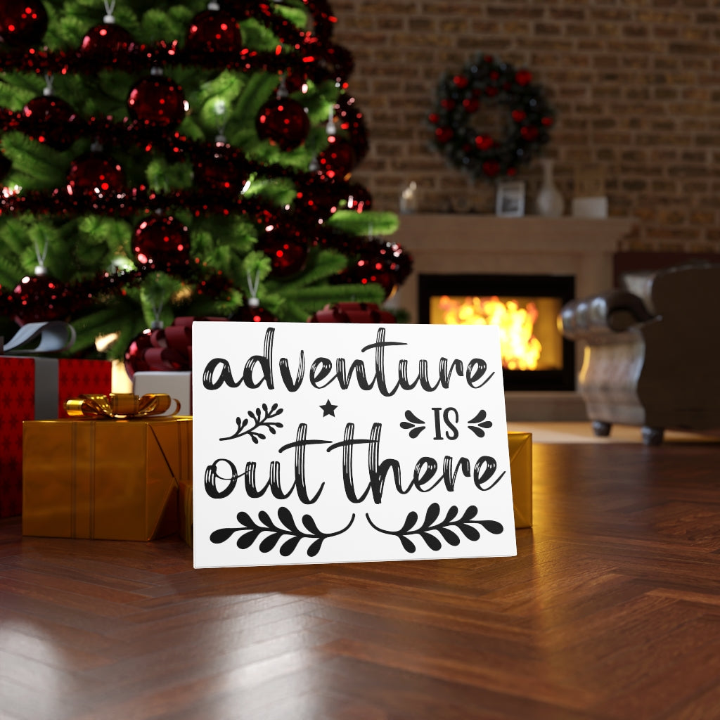 Scripture Walls Inspirational Wall Art Adventure Out There Plain Wall Art Motivation Wall Decor for Home Office Gym Inspiring Success Quote Print Ready to Hang Unframed-Express Your Love Gifts