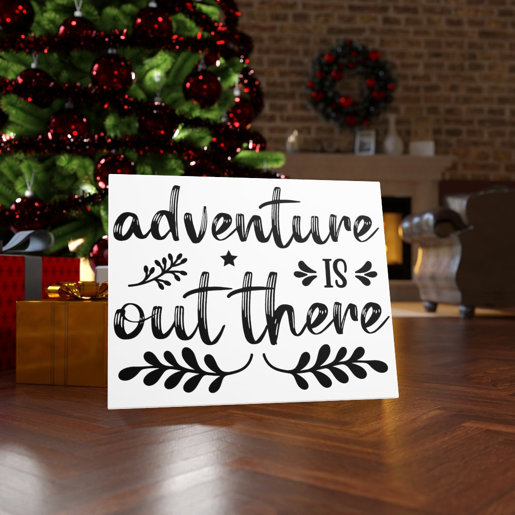 Scripture Walls Inspirational Wall Art Adventure Out There Plain Wall Art Motivation Wall Decor for Home Office Gym Inspiring Success Quote Print Ready to Hang Unframed-Express Your Love Gifts