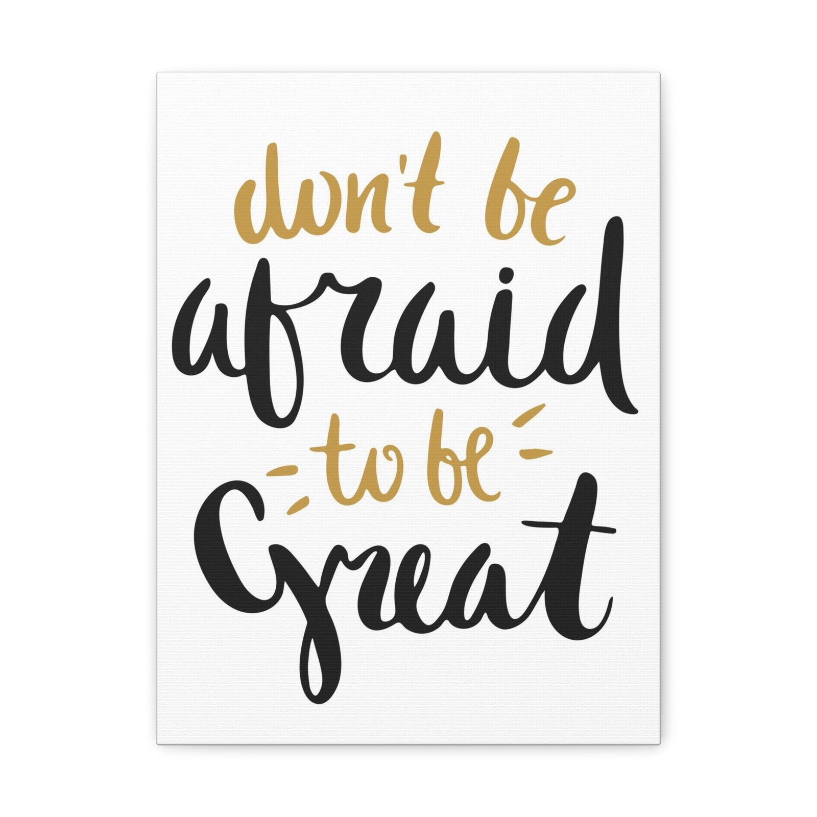 Scripture Walls Inspirational Wall Art Afraid To Be Great Motivation Wall Decor for Home Office Gym Inspiring Success Quote Print Ready to Hang Unframed-Express Your Love Gifts