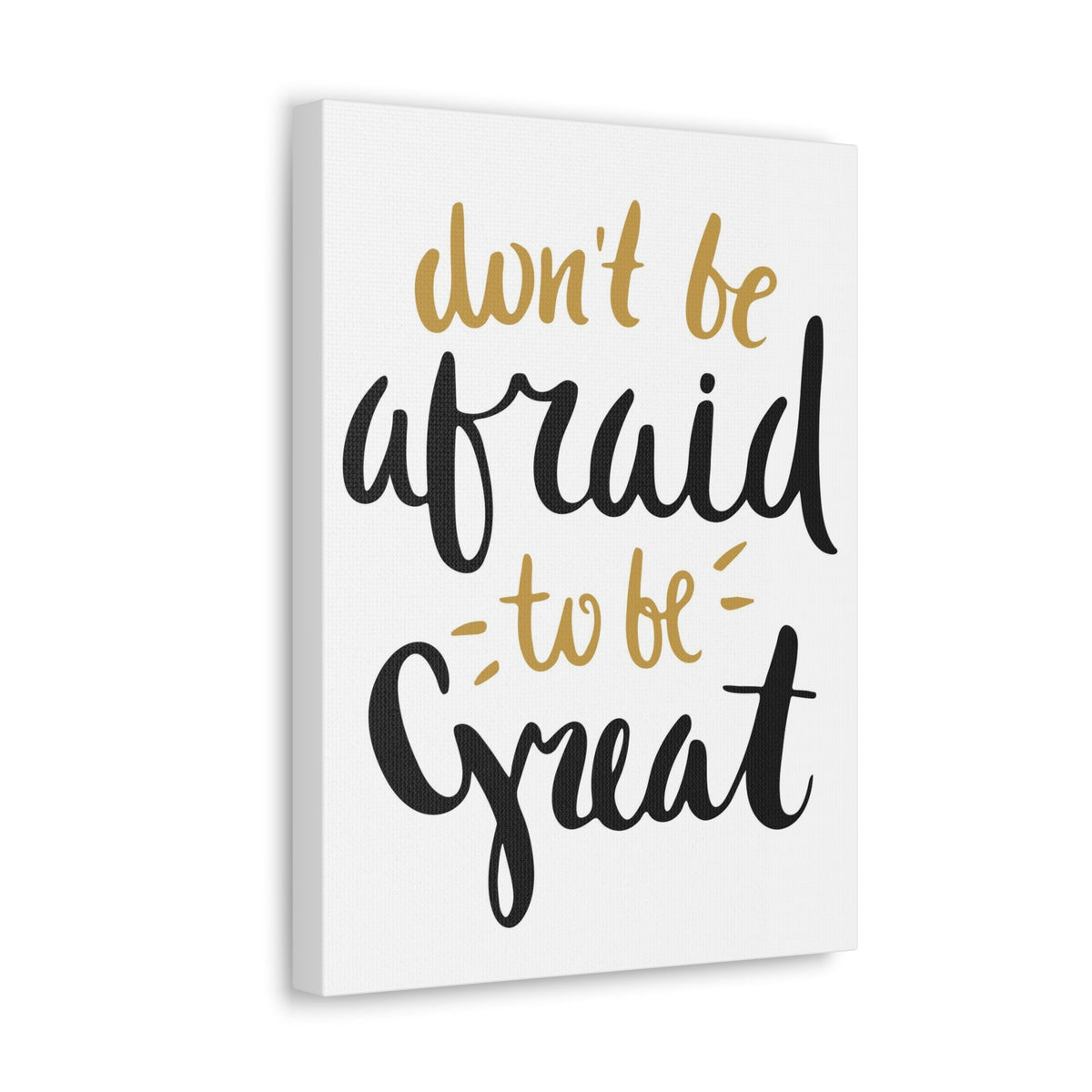 Scripture Walls Inspirational Wall Art Afraid To Be Great Motivation Wall Decor for Home Office Gym Inspiring Success Quote Print Ready to Hang Unframed-Express Your Love Gifts